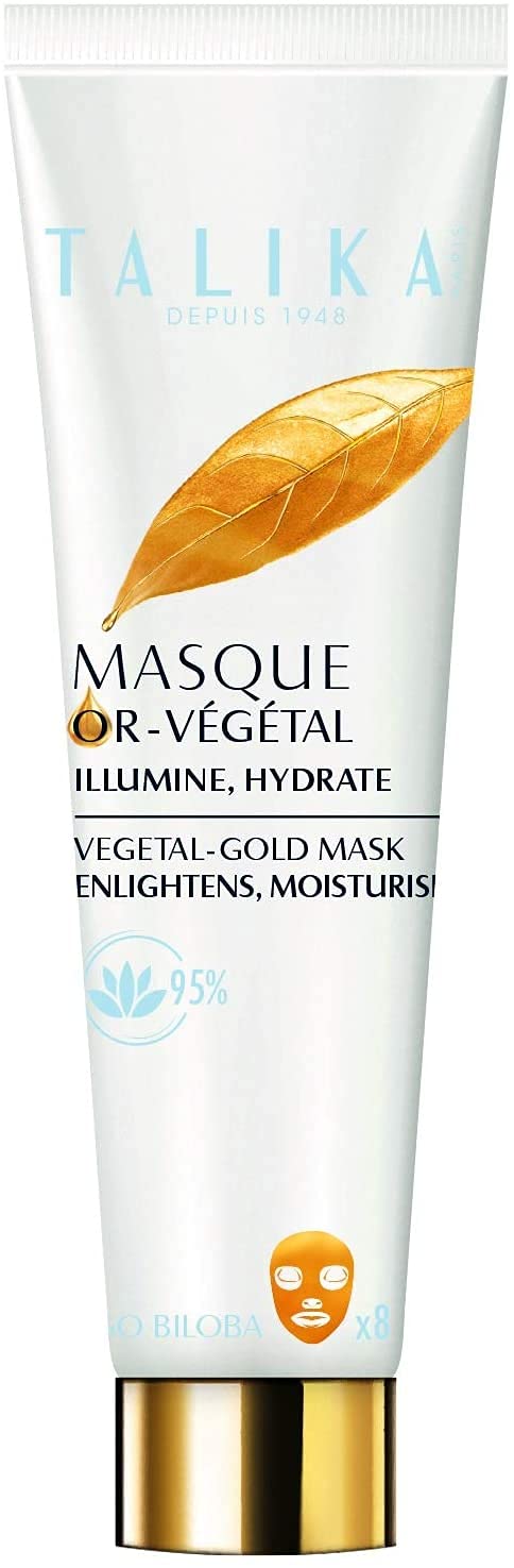 Vegetal-Gold Mask - Talika - Regenerating Gold Mask - Antioxidant and Soothing Care - All Skin Types - Radiantly Beautiful Skin in Just 10 Minutes