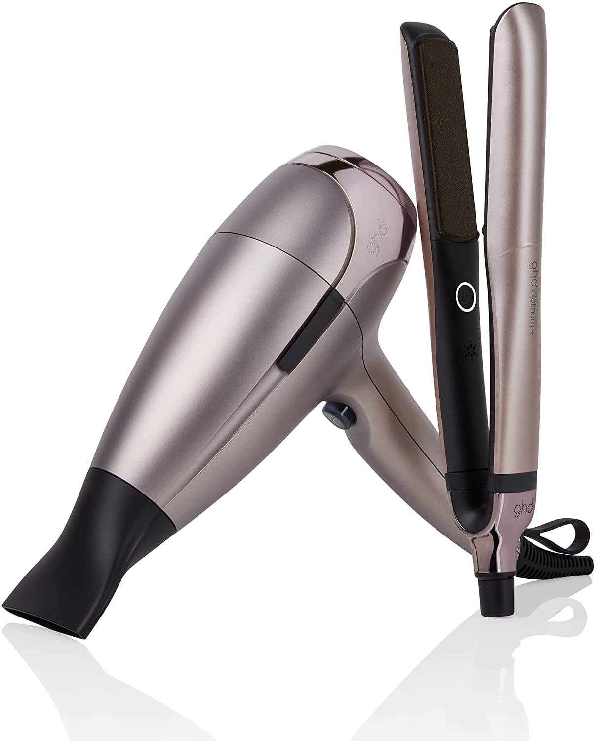 ghd Platinum+ Styler and Helios Hair Dryer Desire Deluxe Set with Luxury Case, Limited Edition