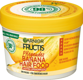 Fructis Haarkur Banana Hair Food 3in1 Maske, 400 ml
