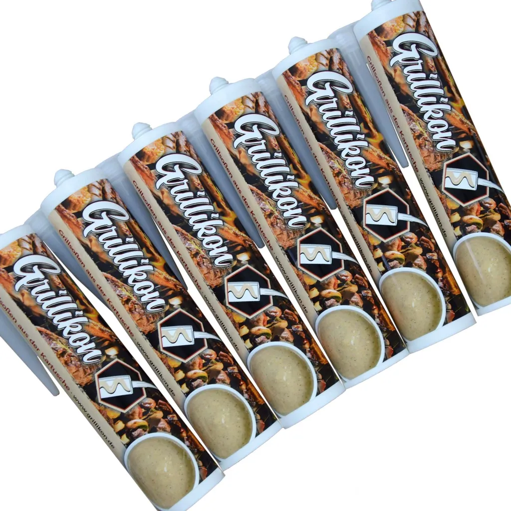 6x Grillikon cartridge sauce BBQ 300 ml