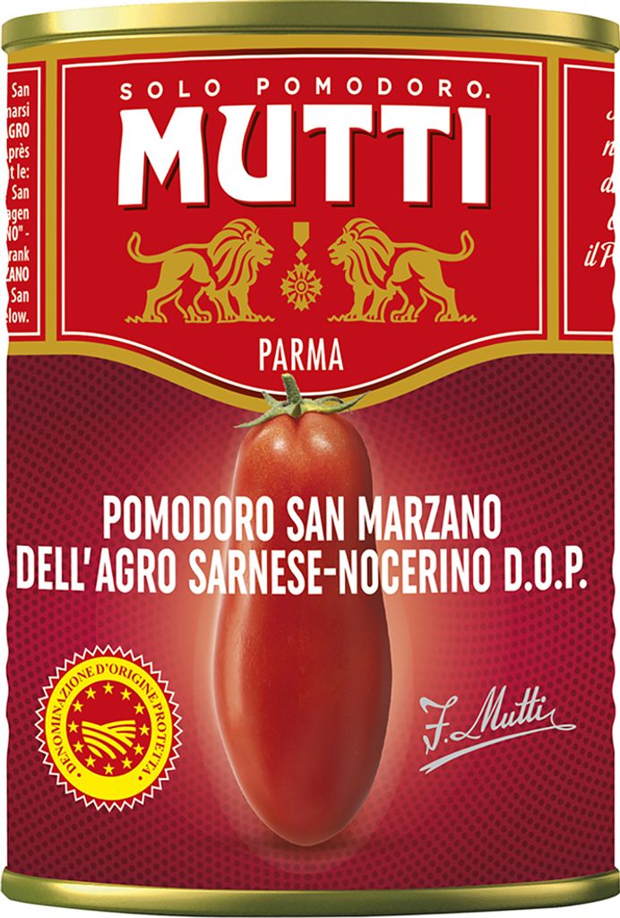 6x Mutti Pelati San Marzano DOP 400g