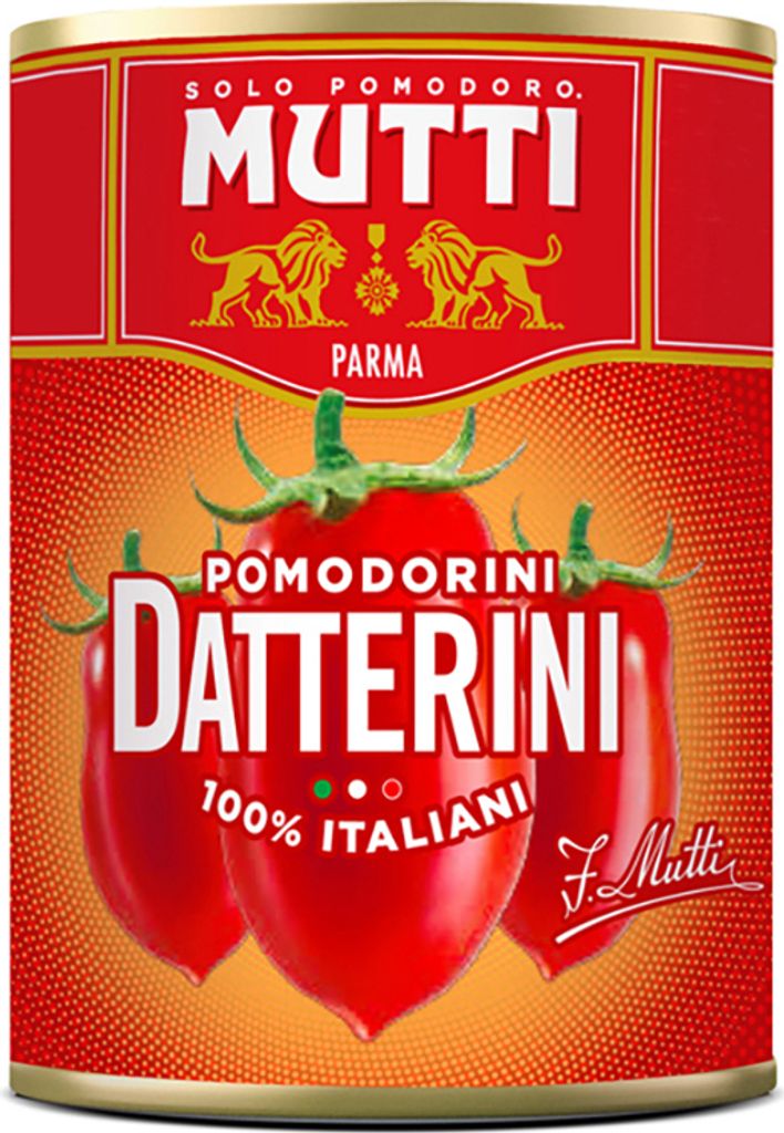 6x Mutti Pomodori Datterini Lattina Da 400g