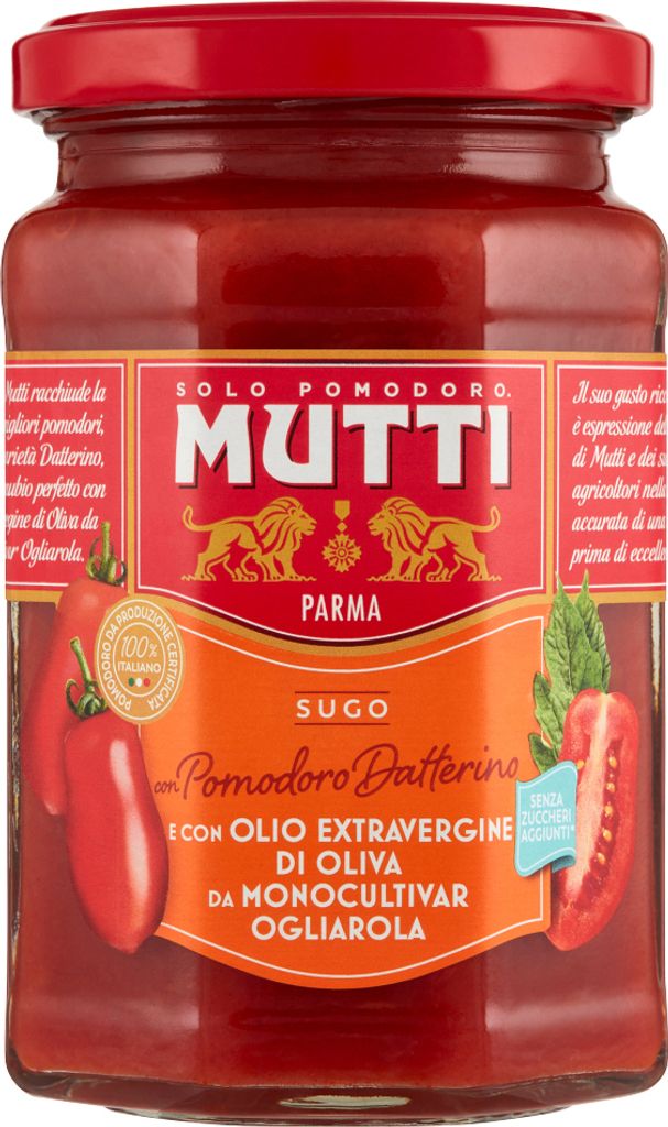 6x Mutti Sugo Con Pomodoro Datterino 280g