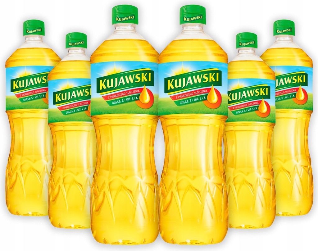 6x1l Pure Vegetable Oil Rapeseed Oil Cooking Oil