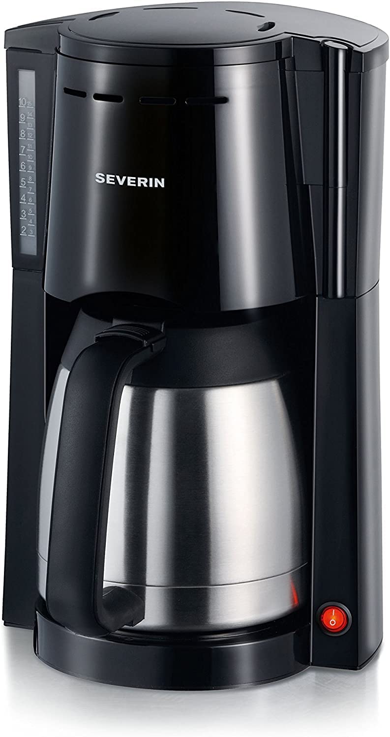 Severin Thermo Filter Coffee Machine for 10 cups with unbreakable, double w