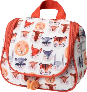 Vito & Joe Children's Toiletry Bag Animal Faces, 1 pc