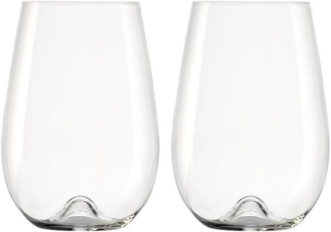 Vulcano Wine Glass Wine Glass, Set of 2 Mugs with Aroma Cone 475 ML of Glasxpert