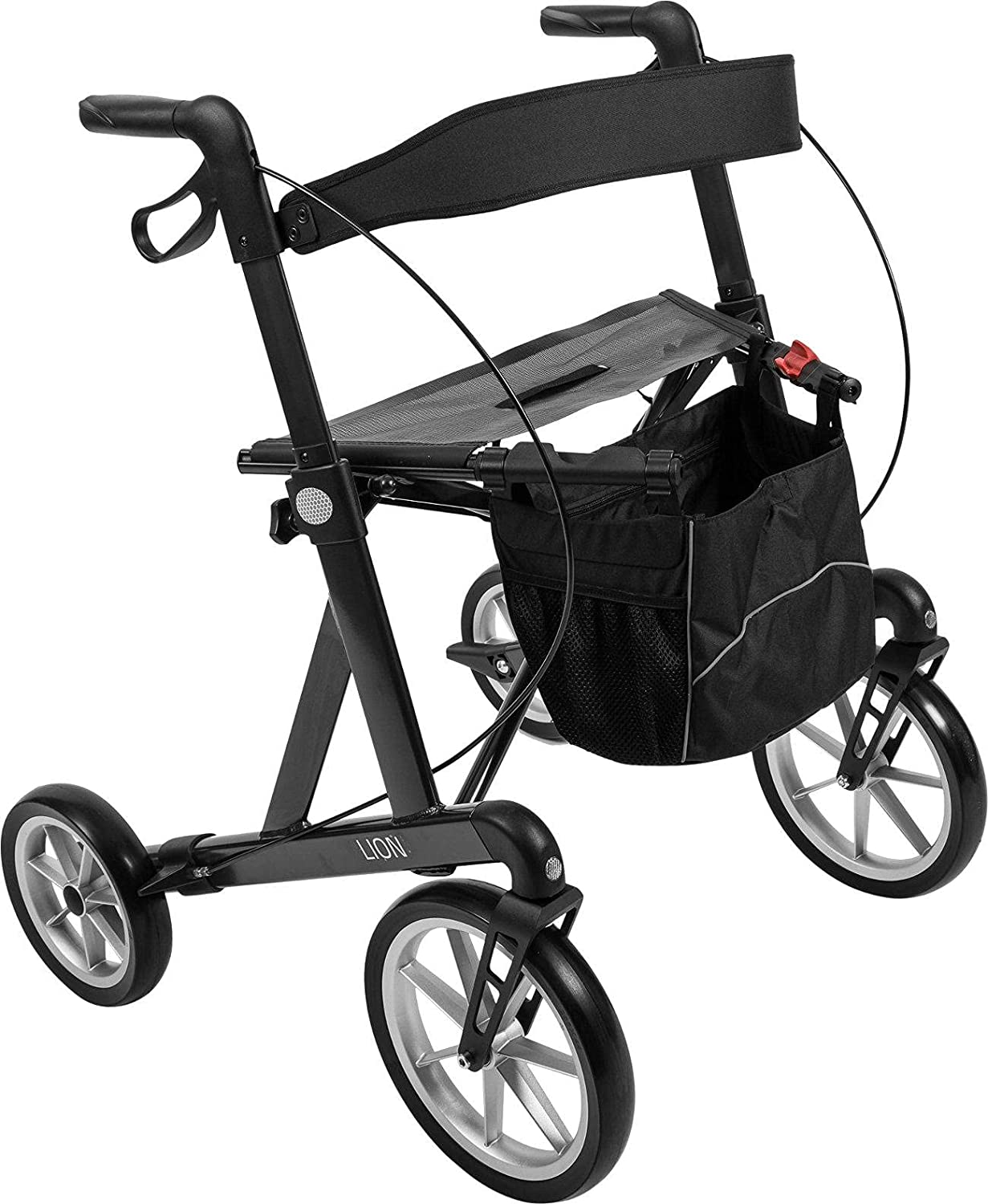 FabaCare Lion XXL Rollator with Grinding Brake, Outdoor Lightweight Rollato