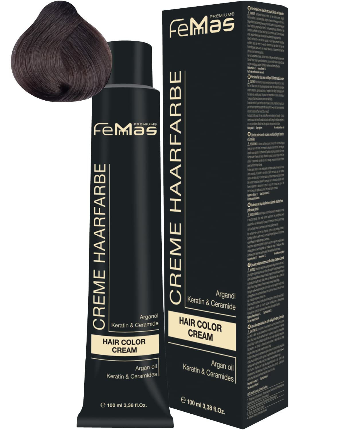 Femmas Hair Colour Cream 100 ml Hair Colour (Dark Blonde Cool Chestnut 6.91), ‎dark 6.91