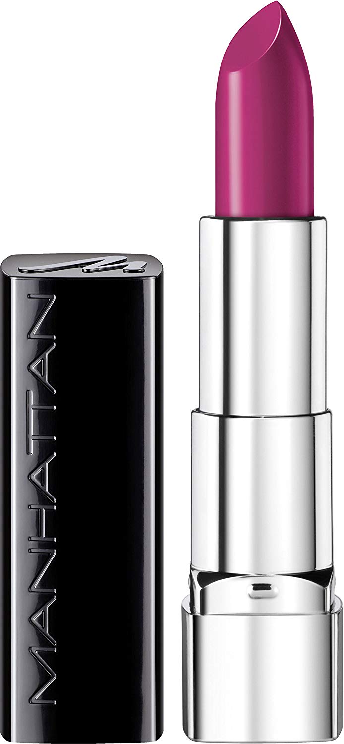 Manhattan Moisture Renew Lipstick Moisturizing Lip Gloss Cream Pencil Pen Lipstick Intensive Moisturising, long-lasting Lip and Cheek Tint – 4 g – Shade Wild Berry, ‎810