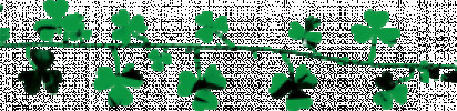 Dekorieren & Einrichten Wire garland, clover leaves, 1 pc