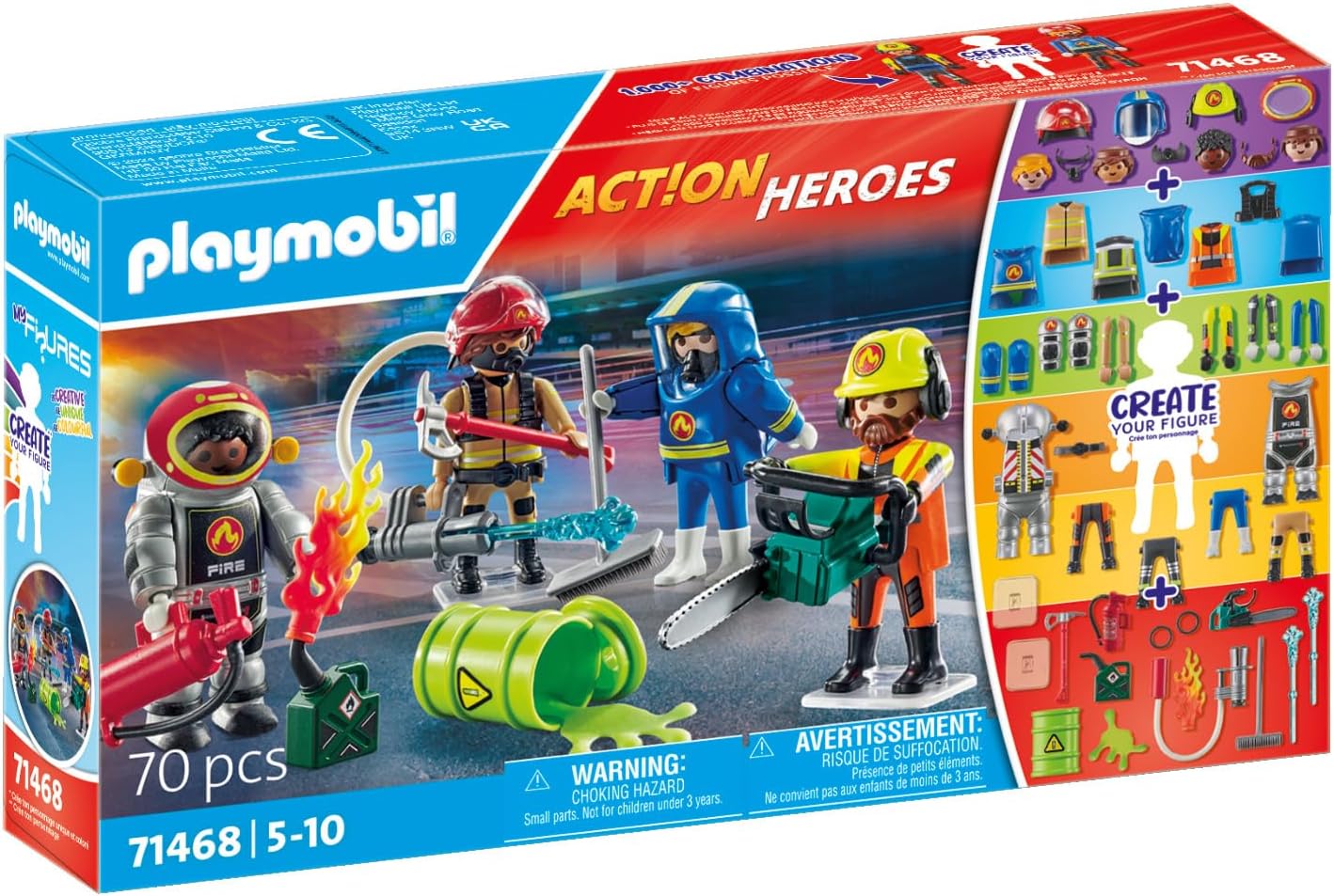 PLAYMOBIL My Figures 71468 Fire Brigade from 5 Years