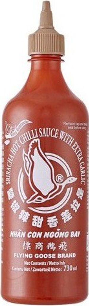 [ 730ml ] FLYING GOOSE Sriracha hot chili sauce with extra GARLIC