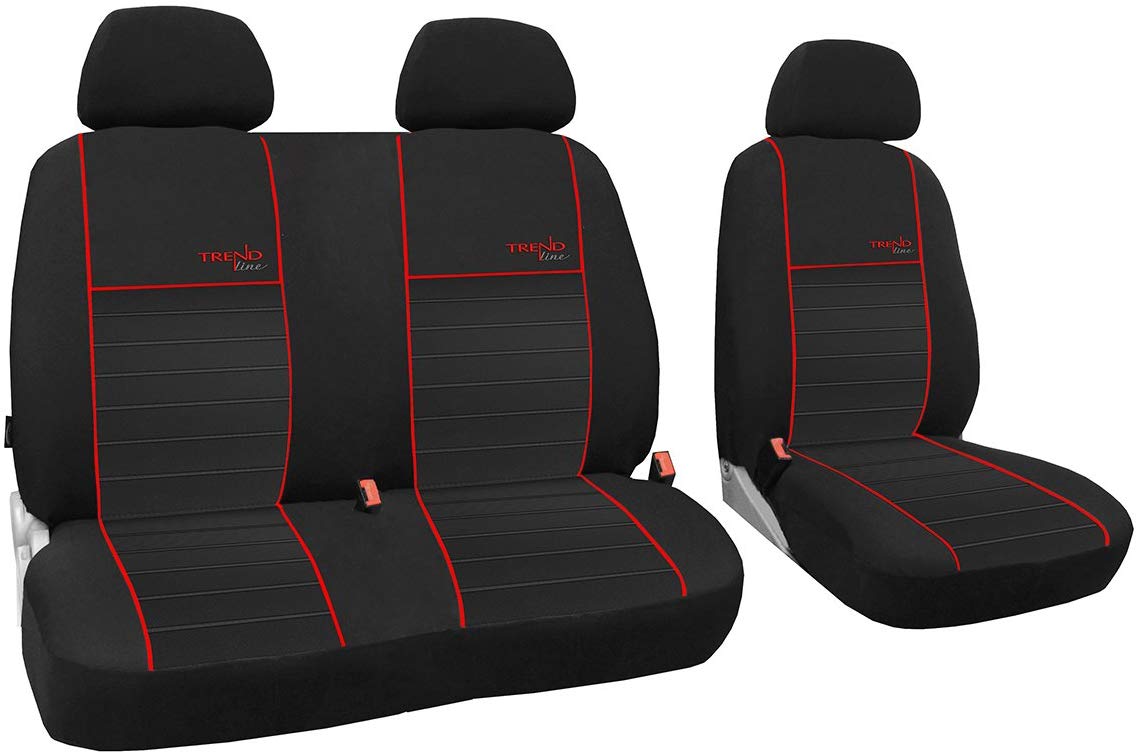 Trend Line Bus Covers 1 and 2 for Citroen Jumper – 2013 Special Price.. Includes 6 Colours Other Offers. (Red)