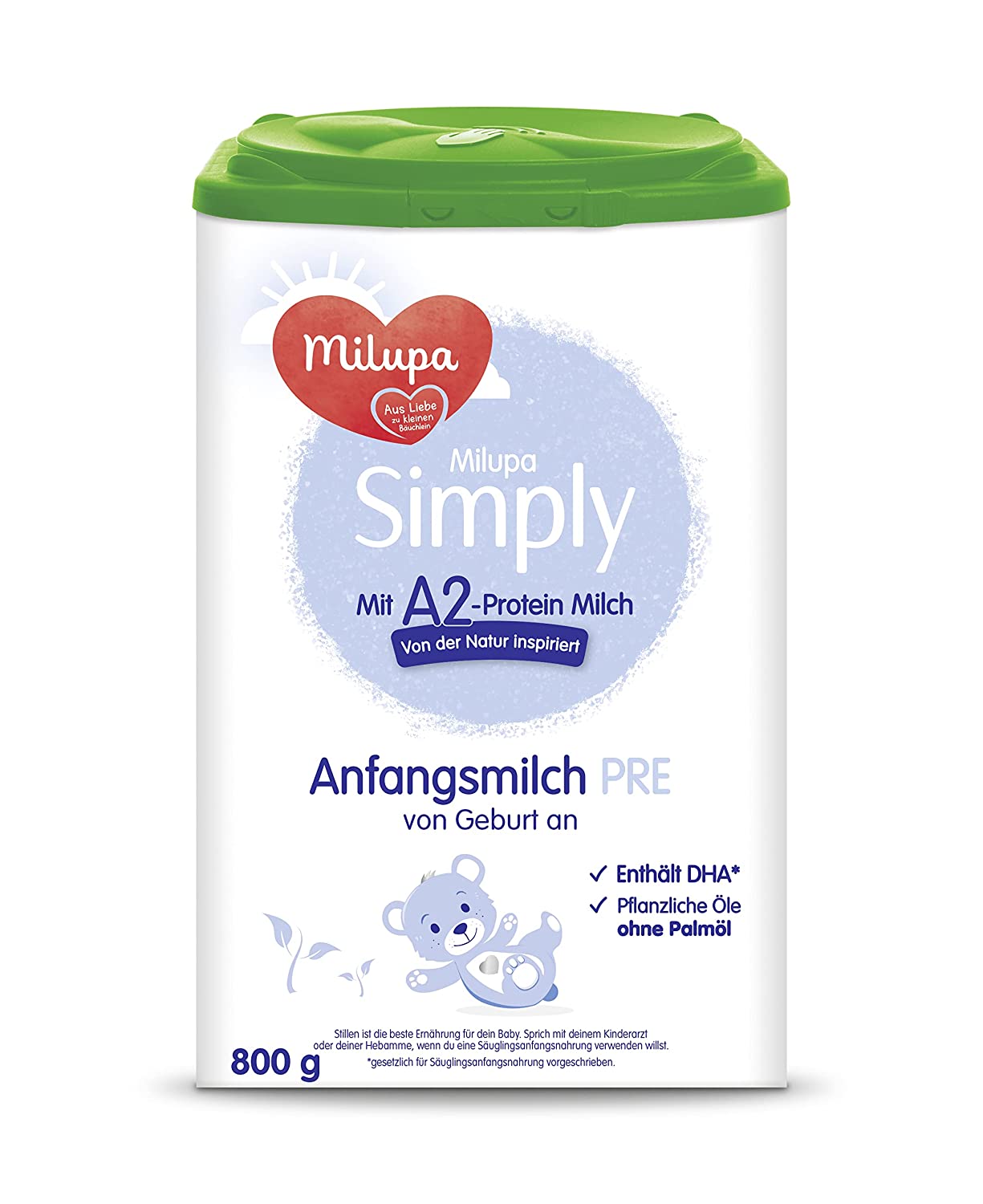 Milupa Simply Anfangsmilch PRE, 800 gramm