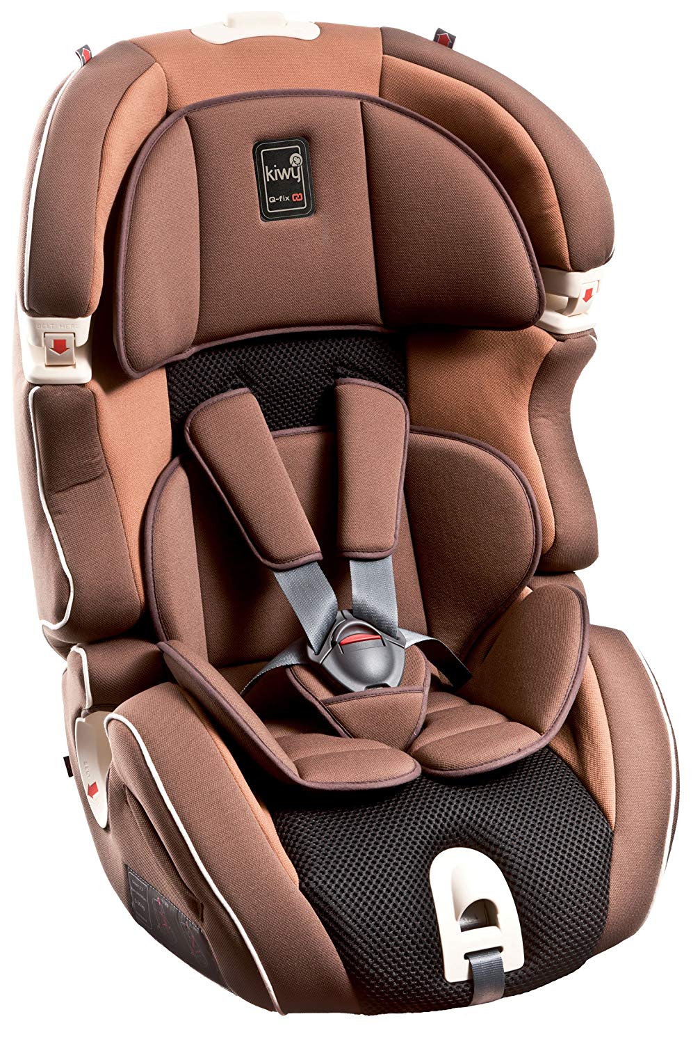 Kiwy 14103KW02B Child Car Seat Group 1/2/3 with Isofix 9-36 kg Mocha
