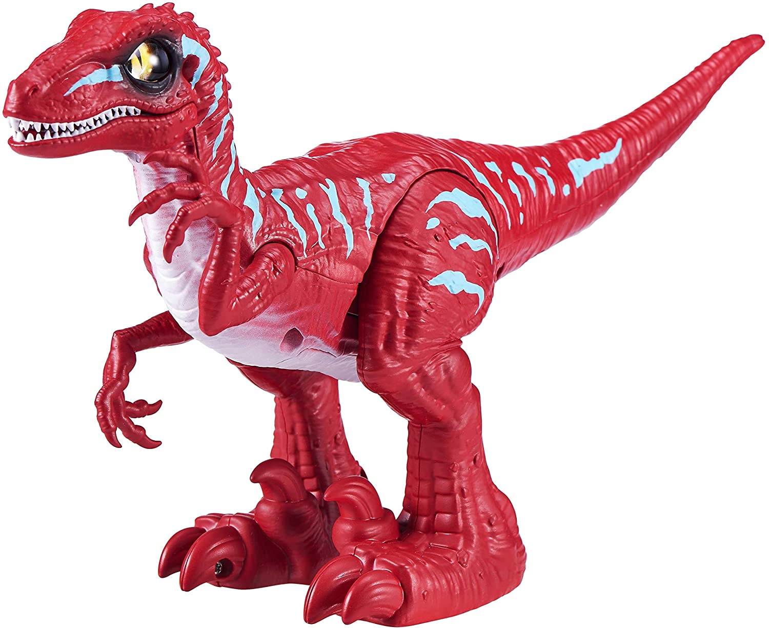 Robo Alive 25289A Rampaging Raptor Dinosaur Toy By Zuru (Red)