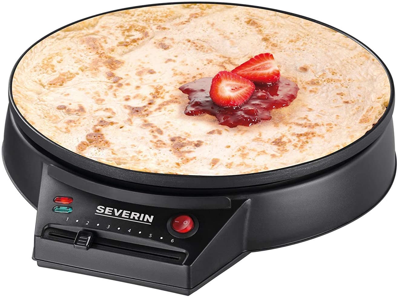 SEVERIN CM 2198 Crepes Maker, Crepes Iron for Sweet Crepes and Savoury Gale