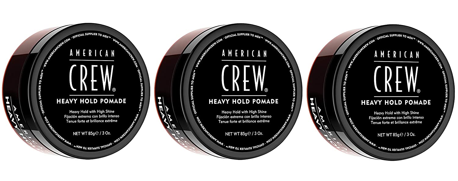 3 American Crew Heavy Hold Pomade Extreme Hold Lots of Shine 85 g