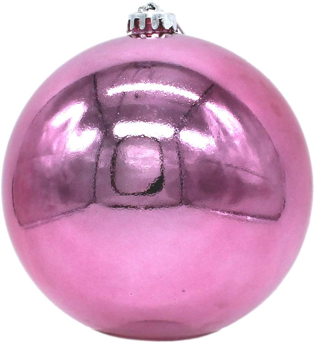 DARO Decorative Christmas Bauble XXL Diameter 15 cm - 1 piece Glossy Pink