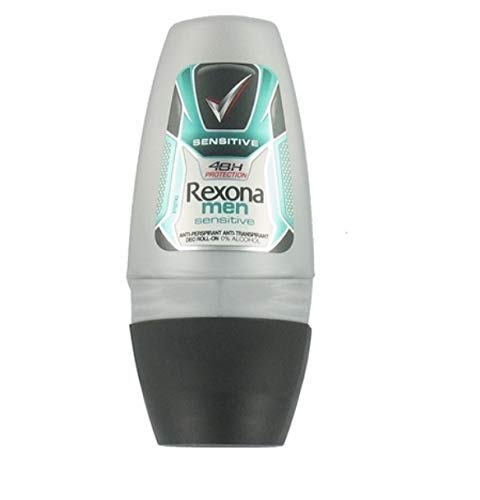 6 x Rexona Men \'Sensitive Roll-On Deodorant 50 ml