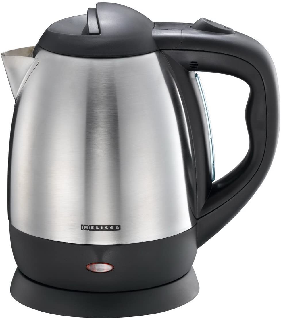 Melissa Kettle 1.2 Liter Stainless Steel Cordless Kettle with 360 * Connector for Wireless Input and Pouring 16130268