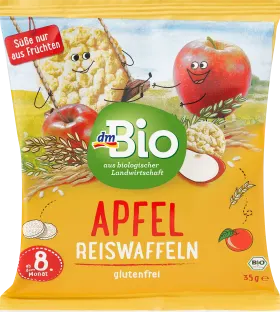 dmBio Baby snack rice cakes apple, from 8 months, 35 g