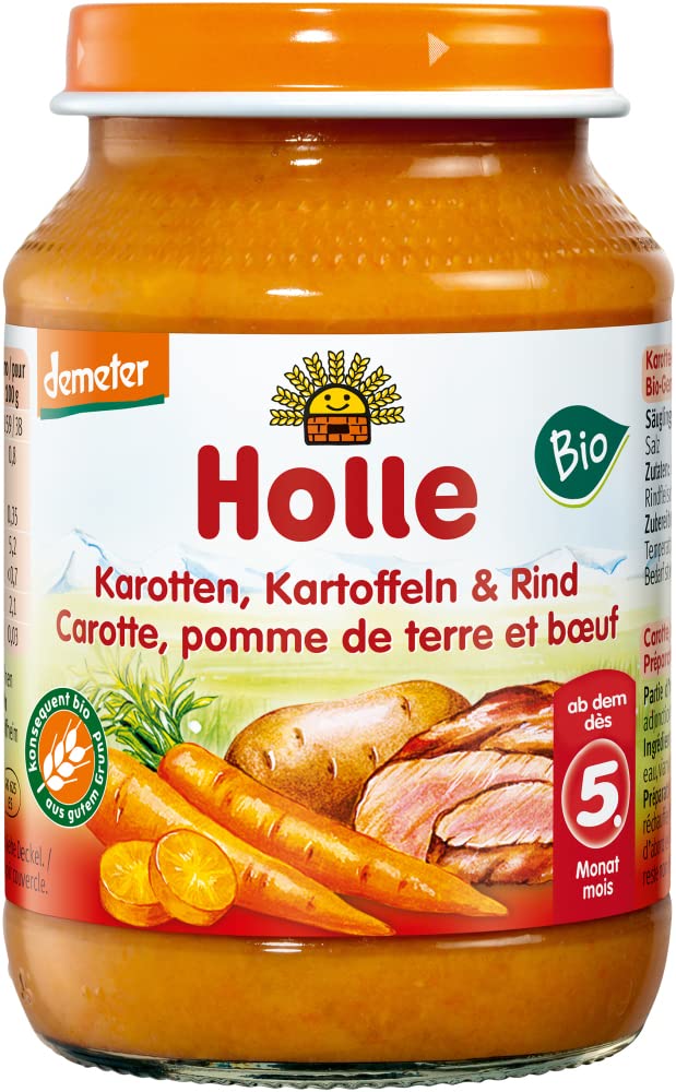 Holle Bio Karotten, Kartoffeln & Rind (2 x 190 gr)