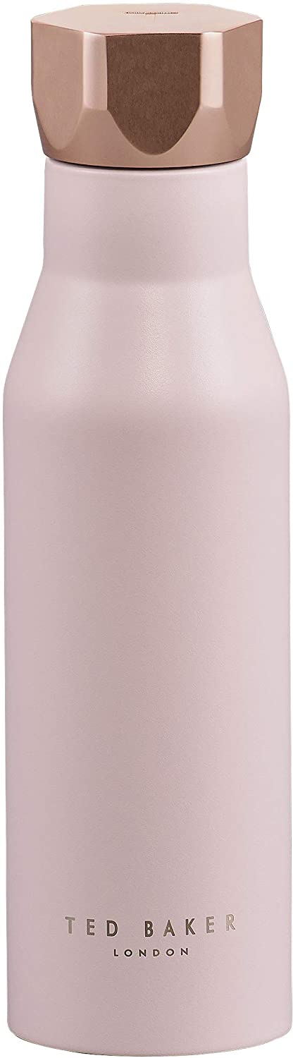 Ted Baker TED588 Pale Pink Water Bottle 18/8 Stainless Steel 425 ml