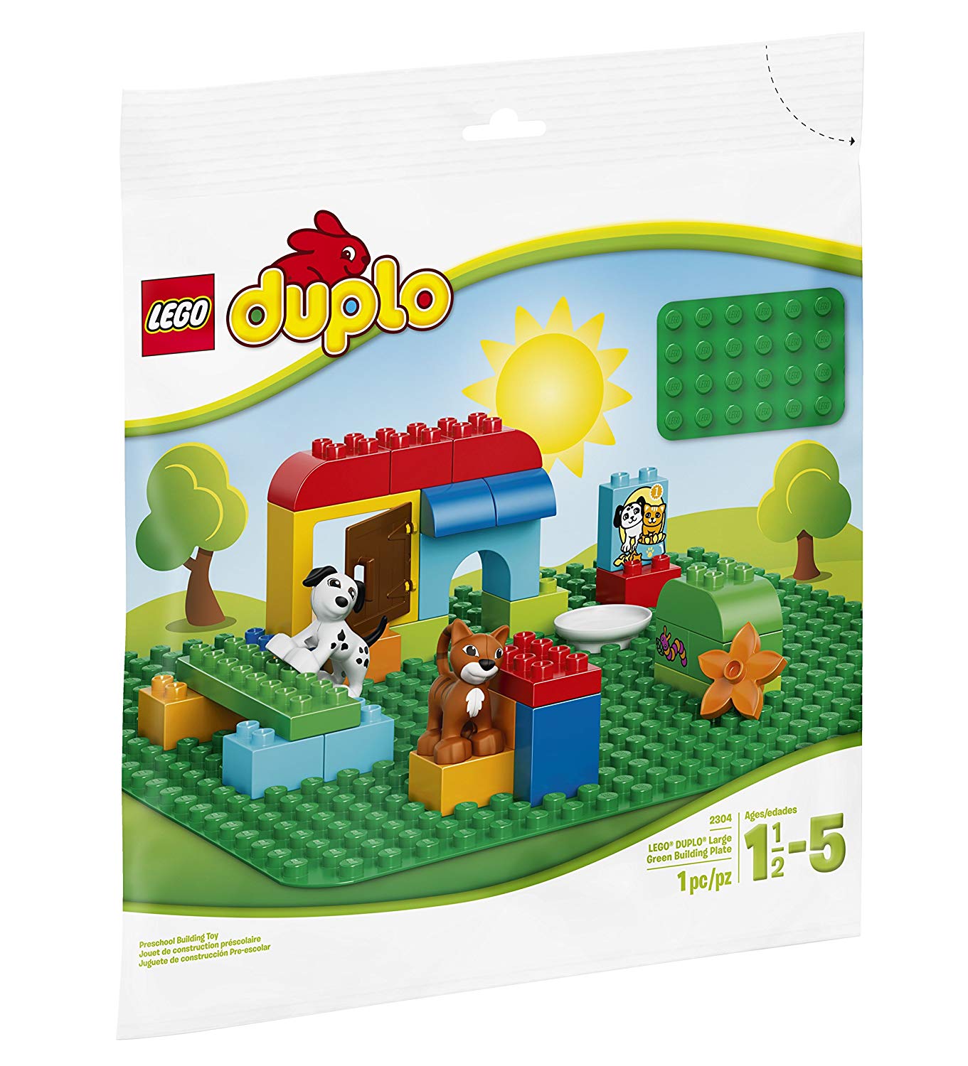 Lego Duplo My First Large Green Building Plate 2304 Building Kit