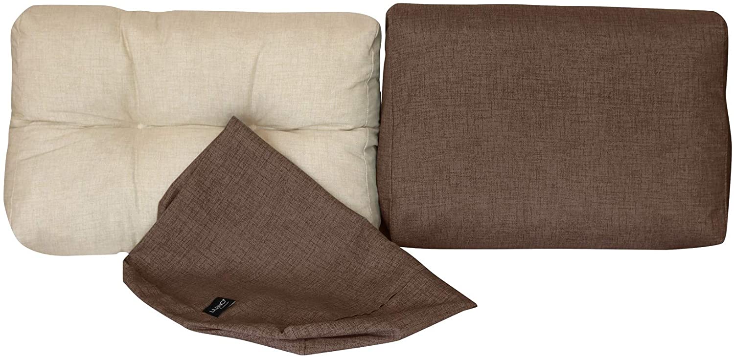 Lileno Home Pallet Cushion Cover, Taupe