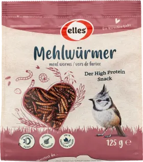 Bird food scatter food mealworms, 125 g