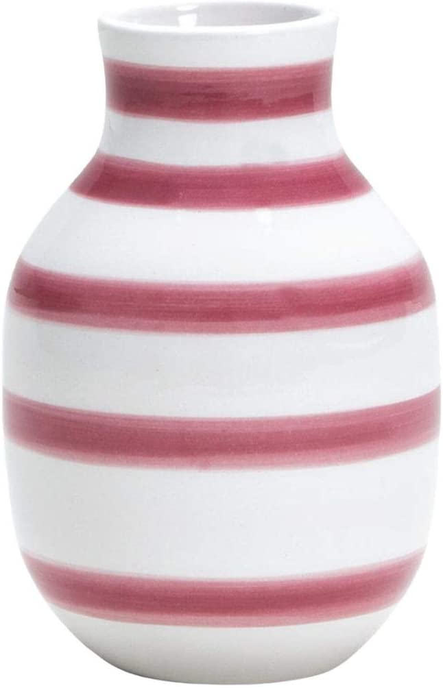 Kähler - Omaggio - Vase / Flower Vase - Rose / Pink - Height 12.5 cm