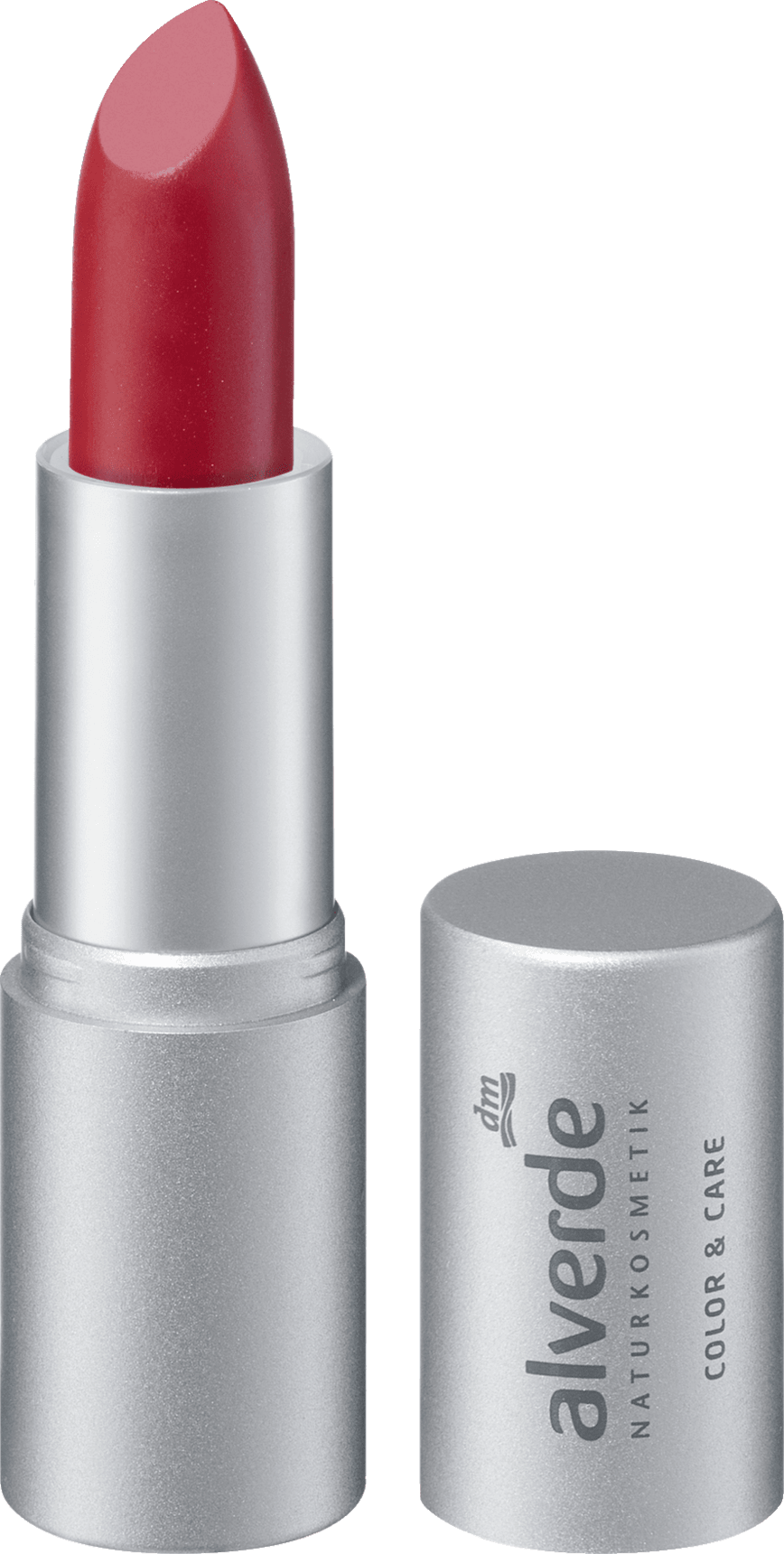 alverde NATURKOSMETIK Lippenstift Color & Care Elegant Red 10, 4,6 G