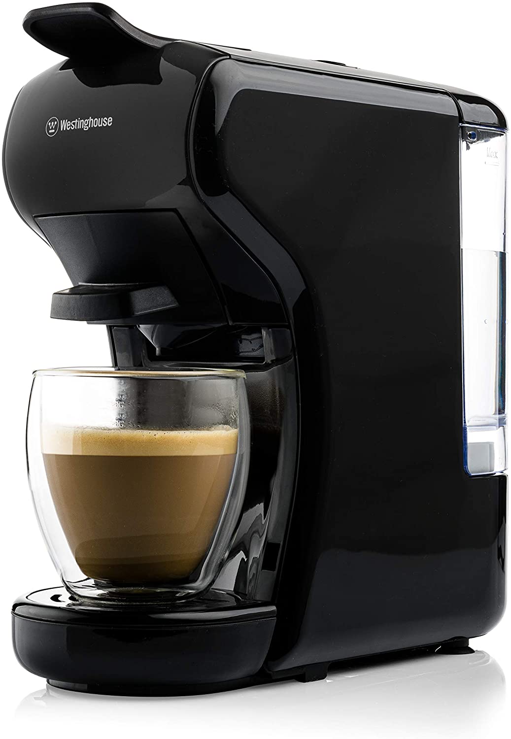 Westinghouse 3-in-1 Capsule Coffee Machine - Coffee Capsule Machine for Nespresso, Dolce Gusto and Ground Coffee, Energy Saving Quick Brewing System, Drip Tray & 0.7 Litre Water Tank