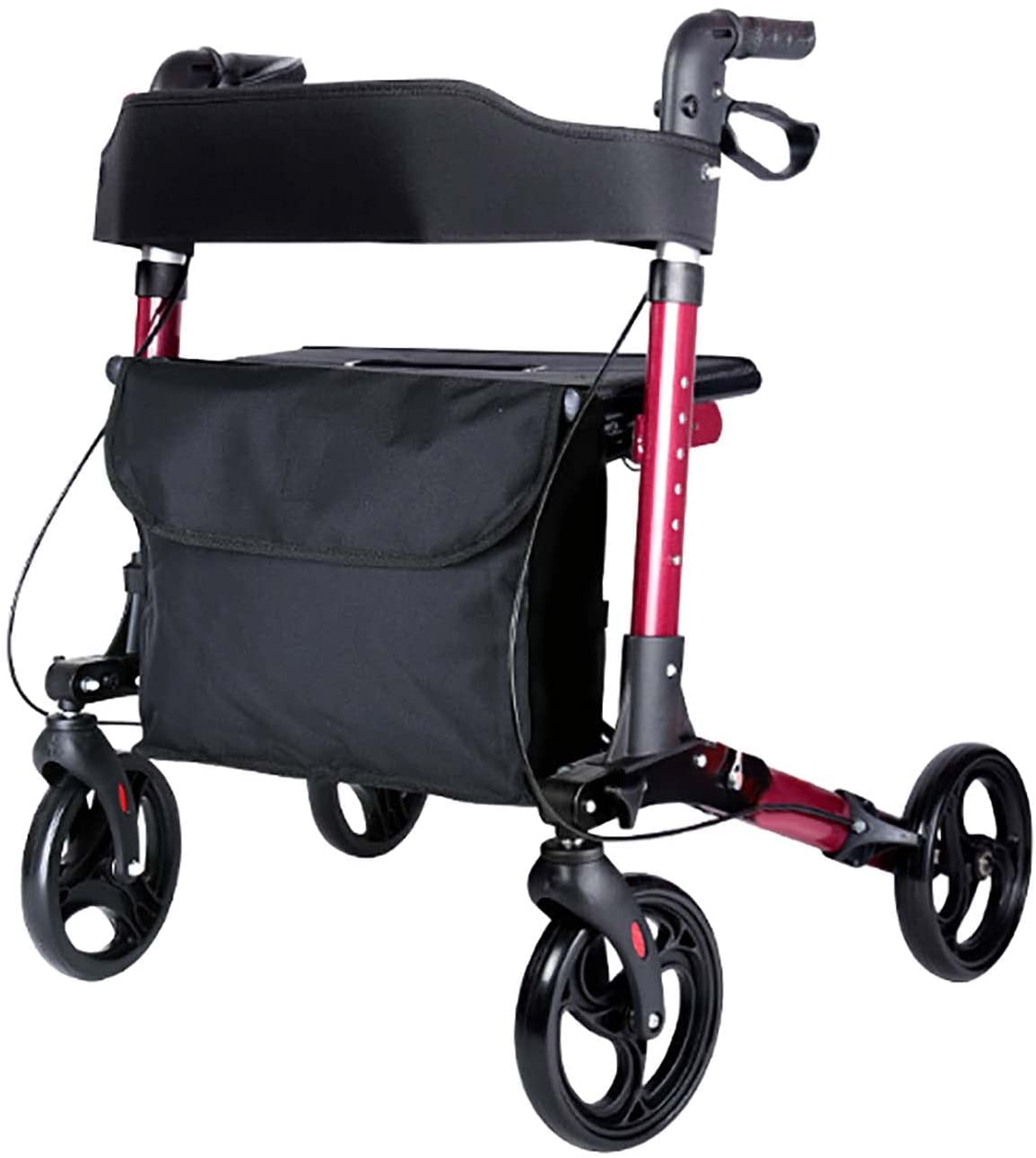 Better Angel HM Foldable and Lightweight Rollator - Foldable and with Seat, Lightweight Rollator, Easy to Fold, Folding Walking Aid, Lightweight Rollator, Foldable Rollator