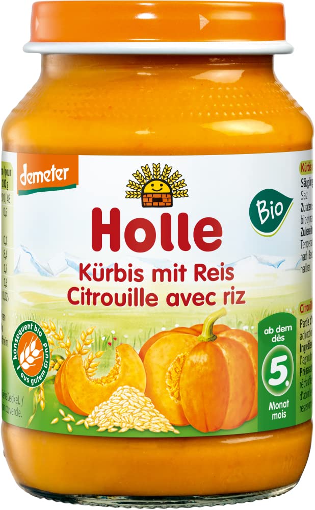 Holle Bio Kürbis mit Reis (6 x 190 gr)