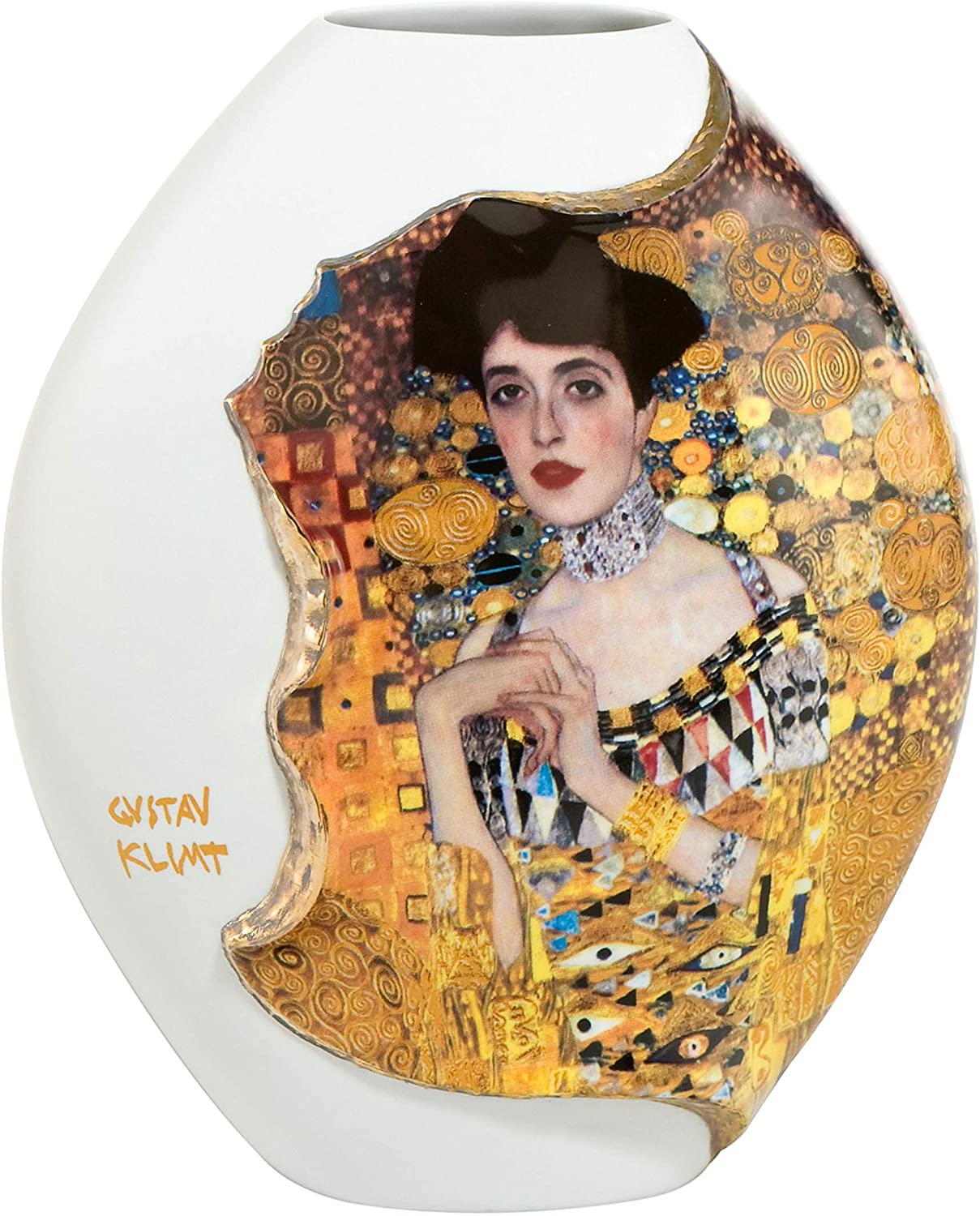 Goebel - Adele Bloch-Bauer - Vase - Porcelain with real gold - Height 19 cm