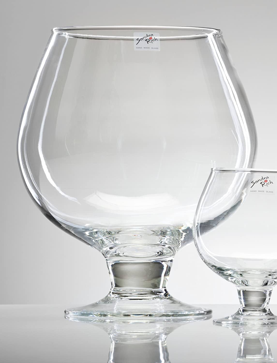 Spherical Vase on Stand 29 cm