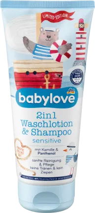 Babyshampoo shower & Waschlotion 2in1, 200 ml