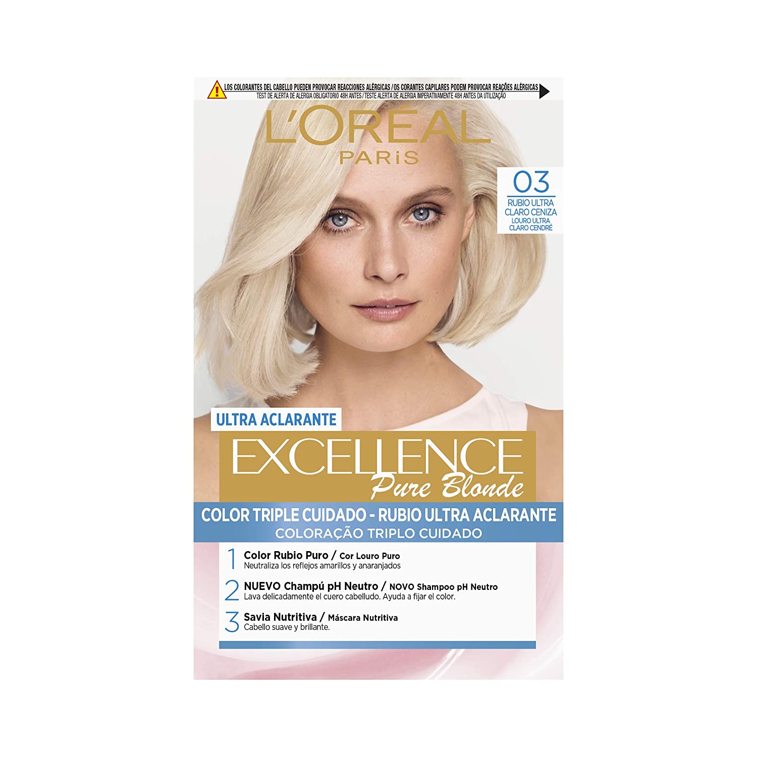 L'Oréal Paris Excellence Excellence Blonde N.3, ‎ivory-coloured