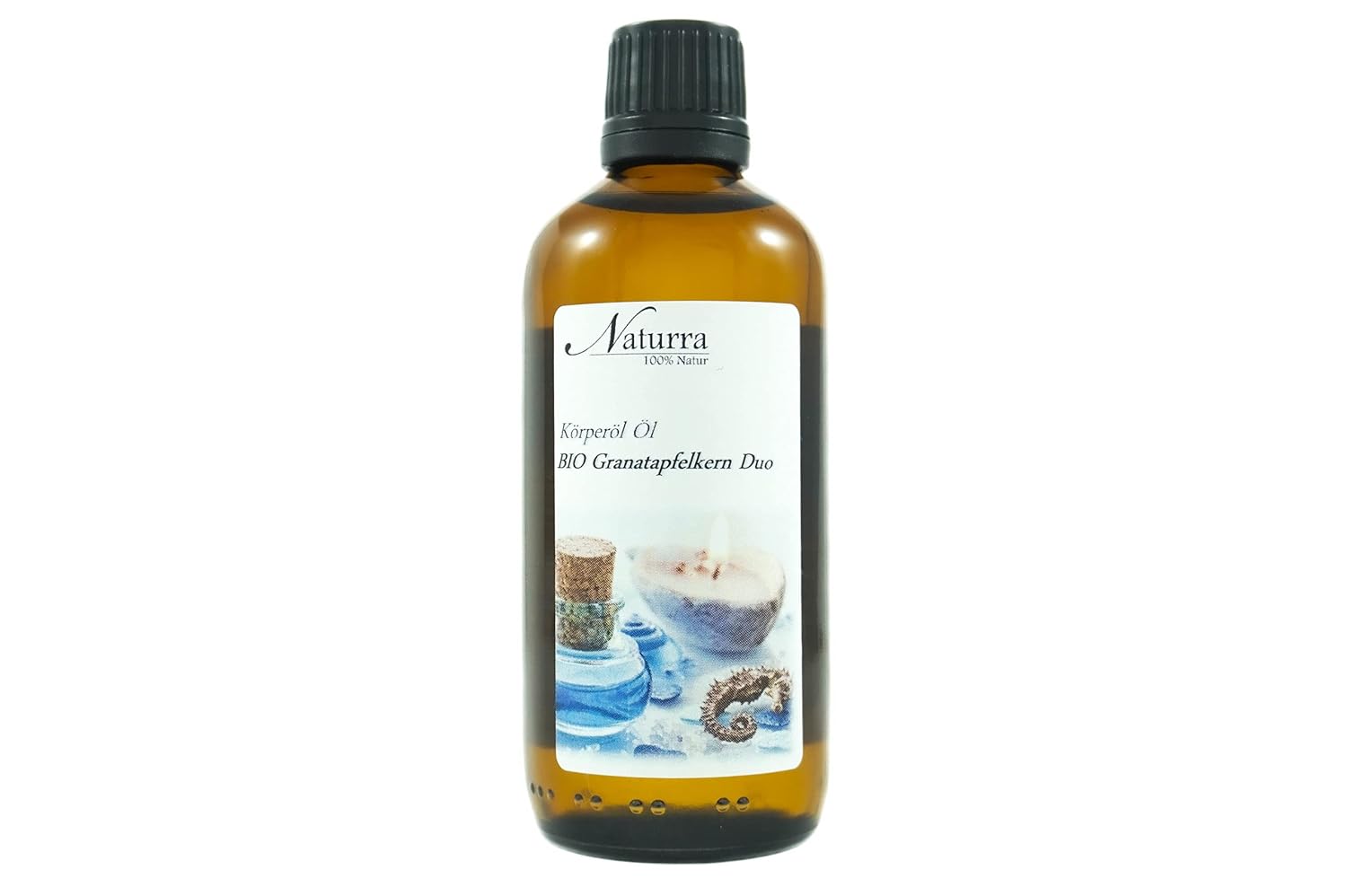 Naturra Organic Pomegranate Seed Oil Duo 100 ml with Organic Jojoba Oil Cold Pressed Unrefined Natural Cosmetics