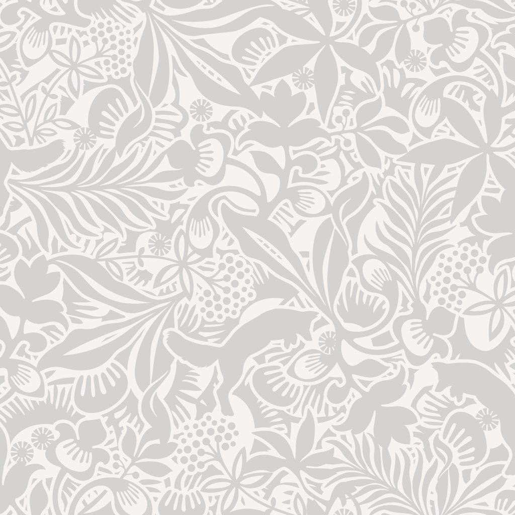 Hanna Werning Wonderland 1477 Non-Woven Wallpaper Leaves, Flowers And Foxes