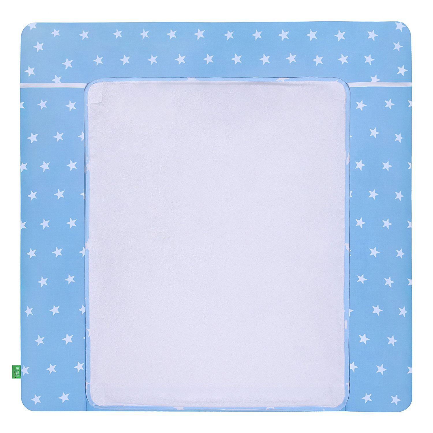 Lulando Changing Mat with 2 Removable Waterproof Covers - Outer Material 100% Cotton - Suitable for the IKEA Malm or Hemnes Units 75x85 cm