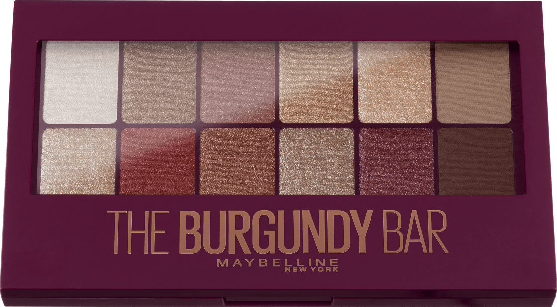 Eyeshadow Palette Burgundy Bar Palette 04, 10 G