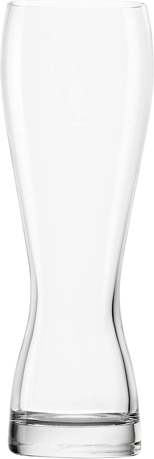 STÖLZLE LAUSITZ Wheat Beer Glass I Beer Tulip I White Beer Glasses Set of 6 I Elegant Beer Glasses I Dishwasher Safe I Lead-Free Crystal Glass I Break-resistant I High Quality (0.5 L)