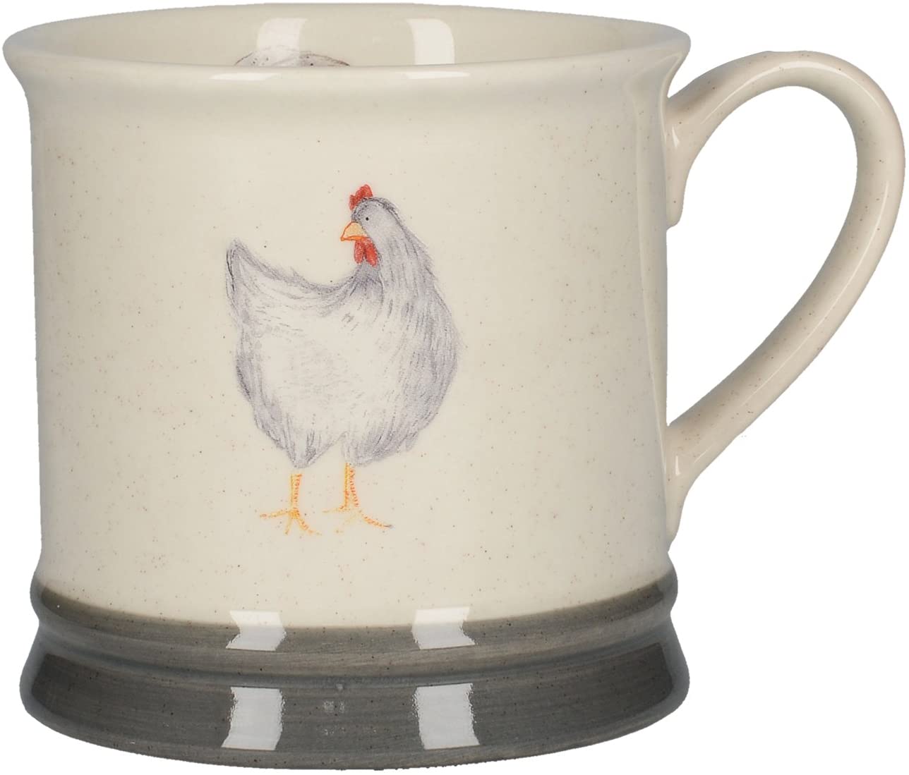 Creative Tops Gray Floor Chicken Beer Cup Ceramic Jug, Multi/Color 13 mm x 13 mm x 8.7 cm