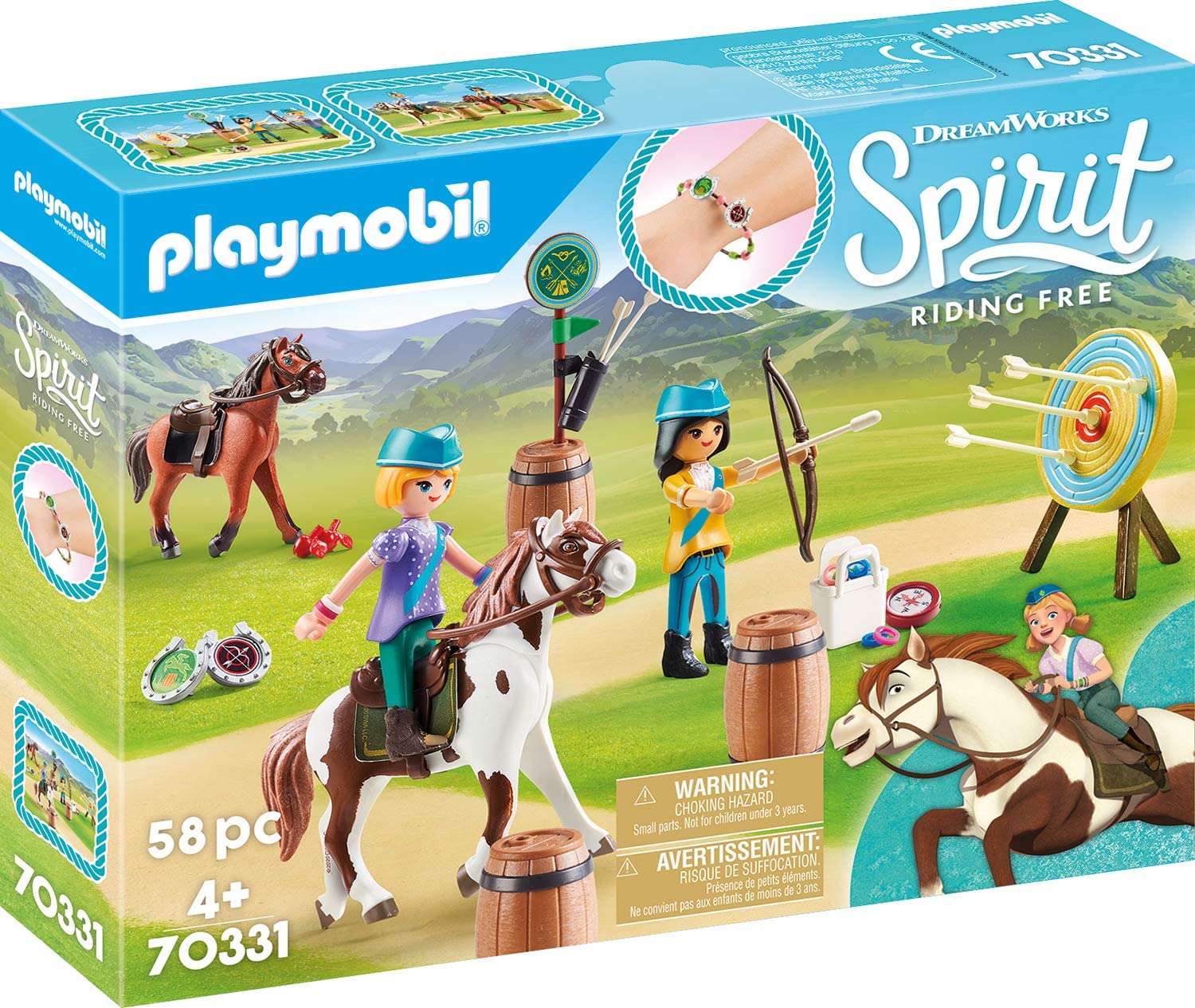 Playmobil 70331 Dreamworks Spirit Outdoor Adventure With Abigail And Boomer