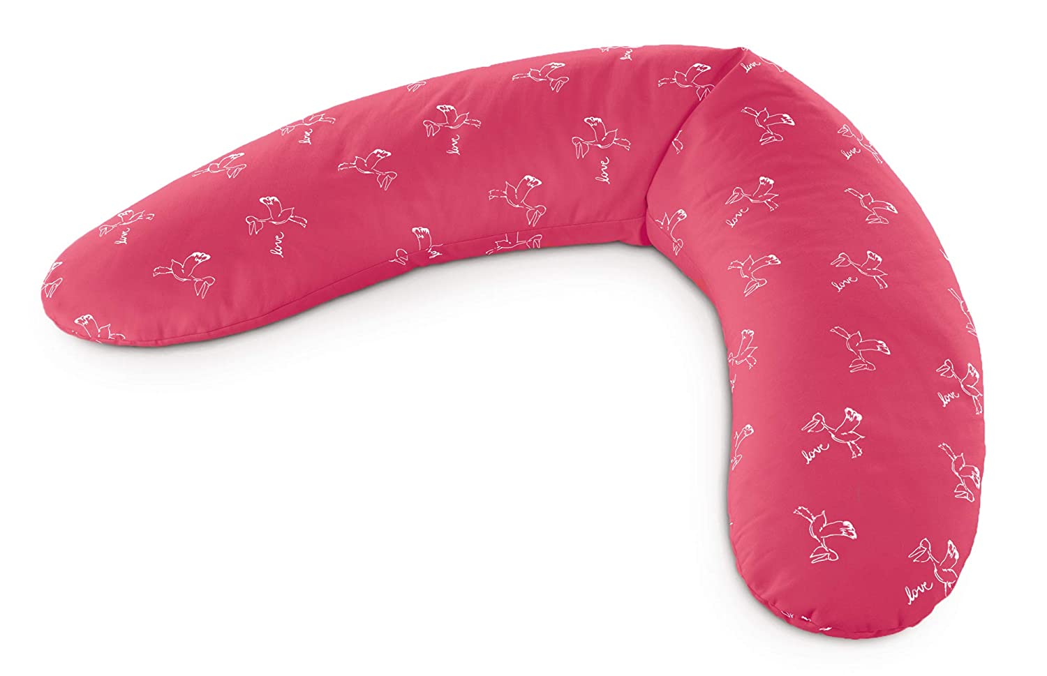 Theraline Dodo Pregnancy And Breastfeeding Pillow Filled With Micro Beads, Includes Outer Cover, 170 x 34 Cm