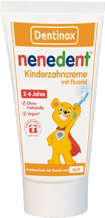 Toothpaste children with fluoride, 2-6 years, 50 ml